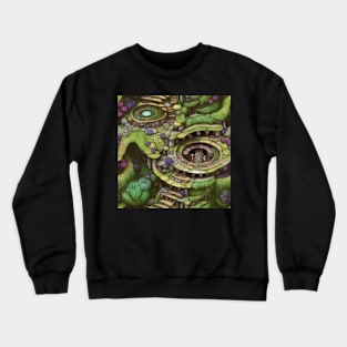 Circular Stone Terraces Staircase Parnassus Crewneck Sweatshirt